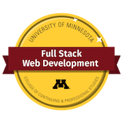 university of minnesota web dev badge